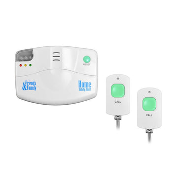 Lifemax Friends & Family Home Safety Alert System with 2 Wireless Pendant Call Alarm - Imported from UK